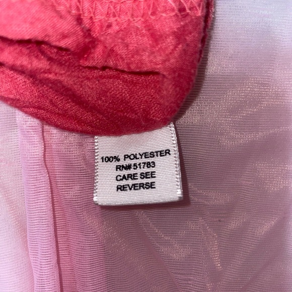 Hot pink y2k, mcbling, trashy, lace cami - Picture 4 of 5